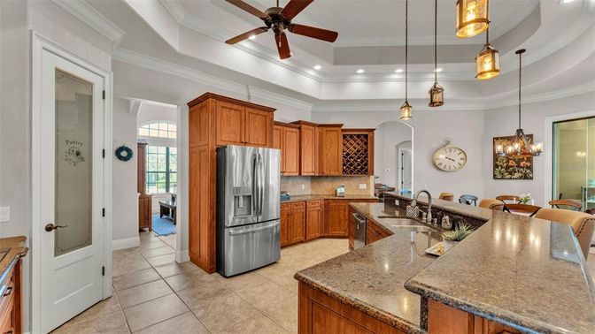 Dining room, Interior, Kitchen, Pendant Lights, Recessed Lighting
