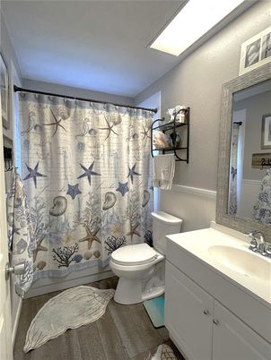 Bathroom, Interior, Wood Texture Flooring