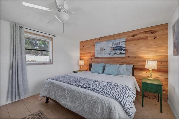 Bedroom, Interior, Wooden Walls