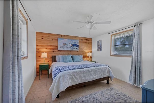Bedroom, Interior, Wooden Walls