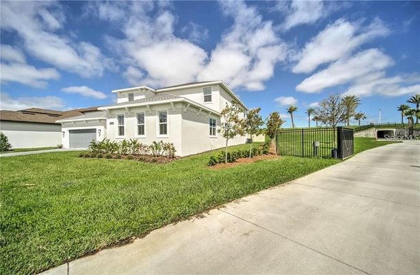 Attached, Backyard, Exterior, Facade, Mediterranean