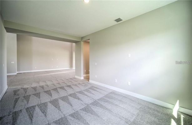 Empty room, Interior, Recessed Lighting