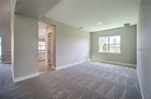 Empty room, Interior, Recessed Lighting