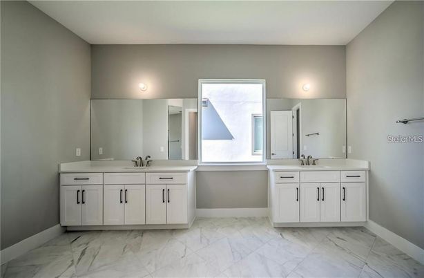 Bathroom, Dual Sink Vanities, Interior, Marble