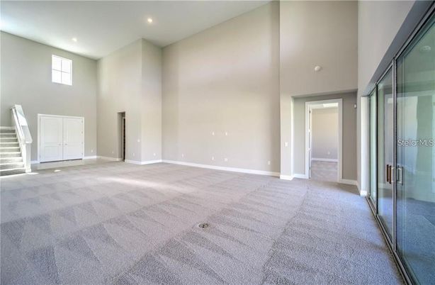 Empty room, Interior, Recessed Lighting