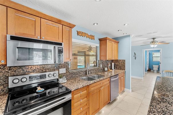Interior, Kitchen, Recessed Lighting, Stainless Steel Appliances