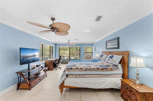 Bedroom, Interior, Recessed Lighting