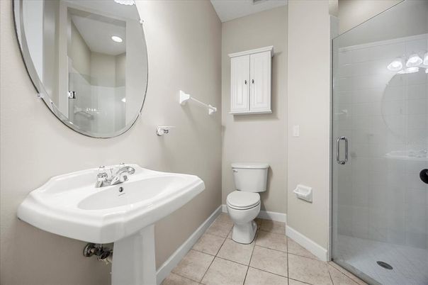 Bathroom, Glass Shower, Interior