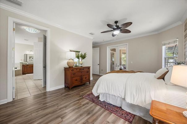 Bedroom, Interior, Wood Texture Flooring