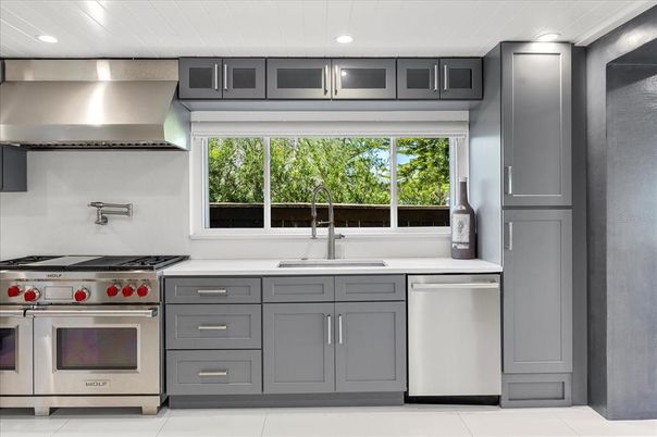 Interior, Kitchen, Recessed Lighting, Stainless Steel Appliances