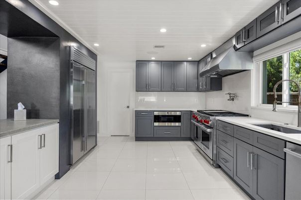 Interior, Kitchen, Recessed Lighting, Stainless Steel Appliances