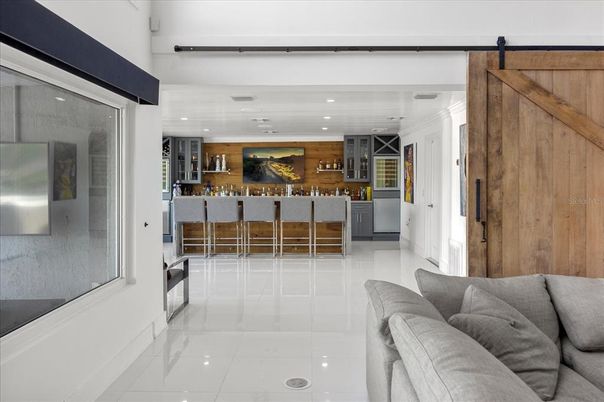 Interior, Recessed Lighting, Wooden Walls