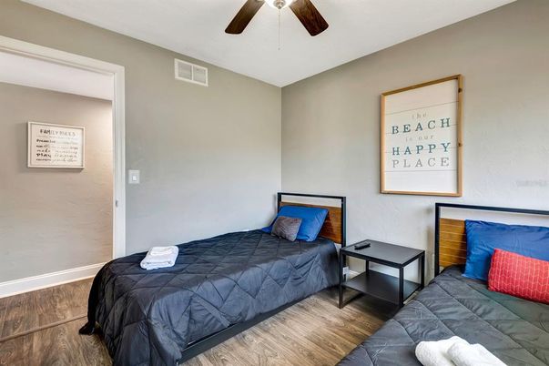 Bedroom, Interior, Wood Texture Flooring