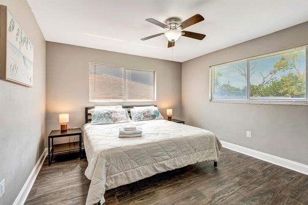 Bedroom, Interior, Wood Texture Flooring
