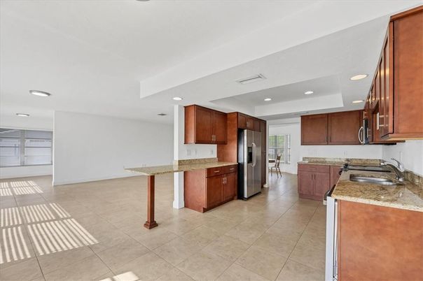 Interior, Kitchen, Recessed Lighting, Stainless Steel Appliances
