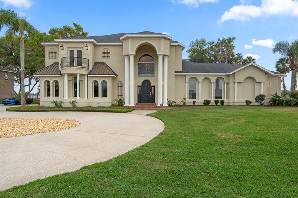 Backyard, Exterior, Facade, Mediterranean