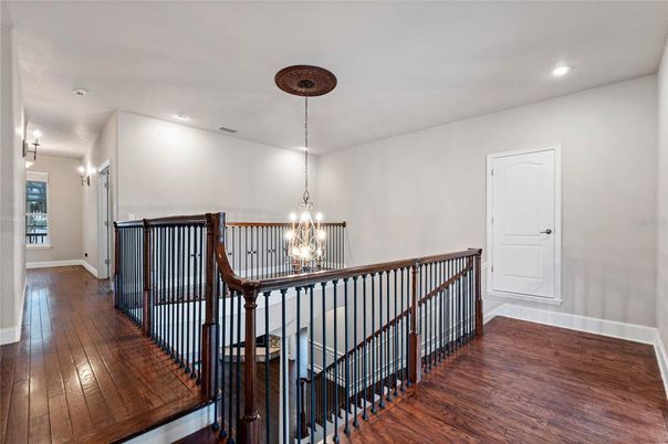 Chandelier, Interior, Recessed Lighting, Wood Texture Flooring