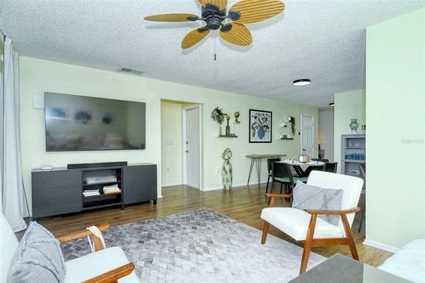 Dining room, Interior, Wood Texture Flooring