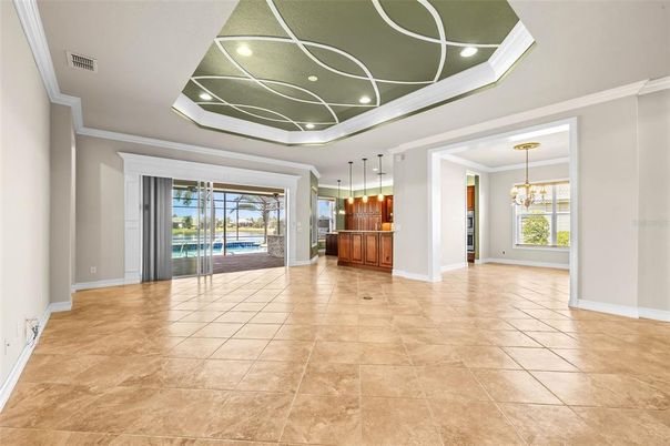 Chandelier, Interior, Kitchen, Pendant Lights, Recessed Lighting