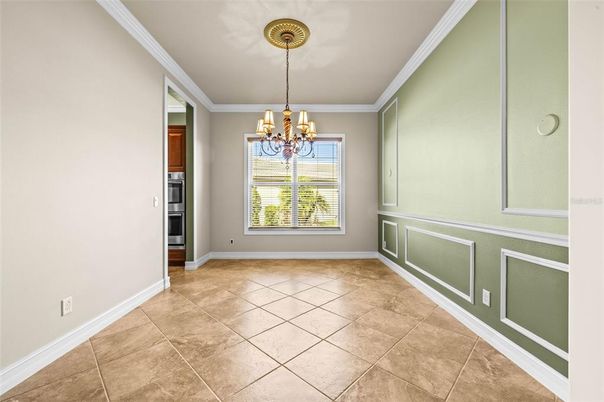 Chandelier, Empty room, Interior