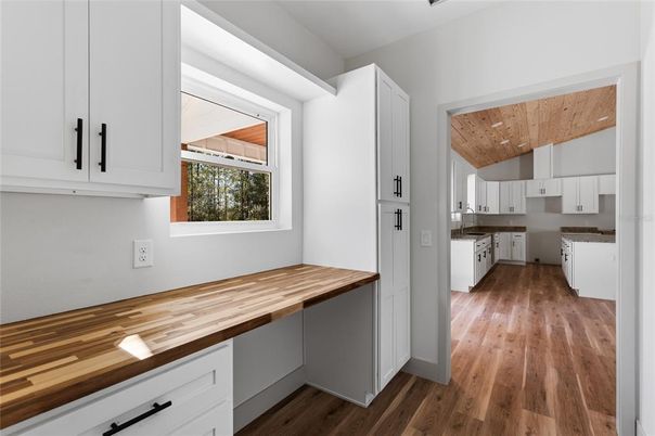 Interior, Kitchen, Wood Texture Flooring