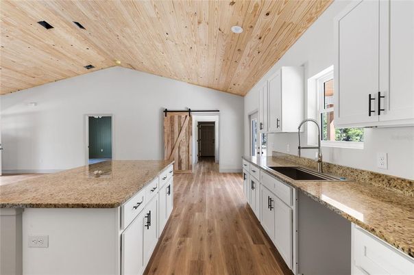 Interior, Kitchen, Wooden Ceilings, Wood Texture Flooring