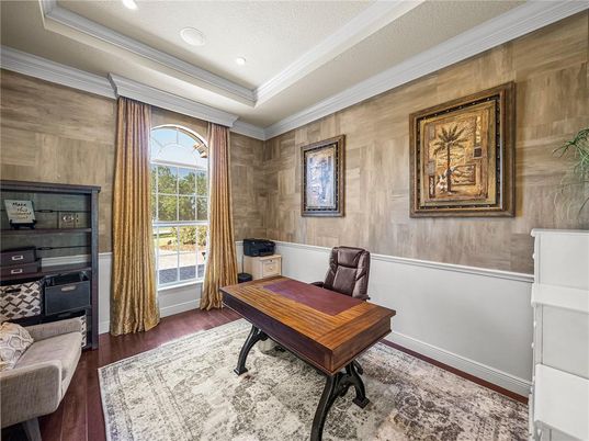 Interior, Recessed Lighting, Wood Texture Flooring, Wooden Walls