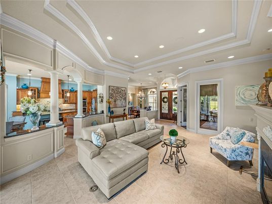 Dining room, Interior, Kitchen, Living room, Pendant Lights, Recessed Lighting