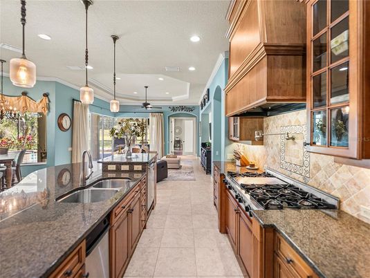 Interior, Kitchen, Pendant Lights, Recessed Lighting
