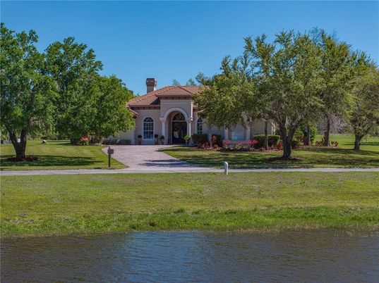 Backyard, Exterior, Facade, Lake, Mediterranean