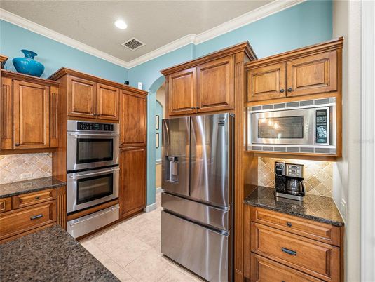 Interior, Kitchen, Recessed Lighting, Stainless Steel Appliances