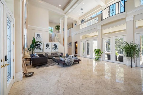 Interior, Living room, Recessed Lighting