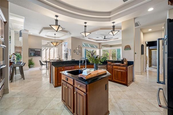 Dining room, Interior, Kitchen, Pendant Lights, Recessed Lighting