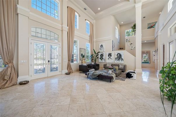 Interior, Living room, Recessed Lighting