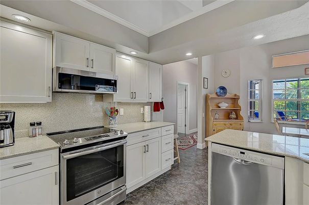 Interior, Kitchen, Recessed Lighting, Stainless Steel Appliances