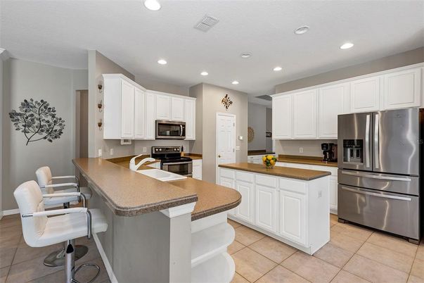 Interior, Kitchen, Recessed Lighting, Stainless Steel Appliances