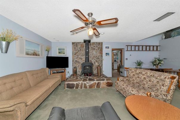 Fireplace, Interior, Living room, Stone Walls