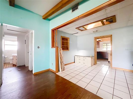 Bathroom, Interior, Wood Texture Flooring