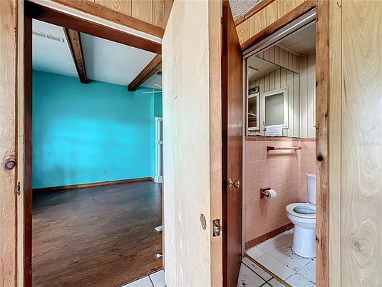 Bathroom, Interior, Wood Texture Flooring