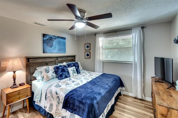 Bedroom, Interior, Wood Texture Flooring