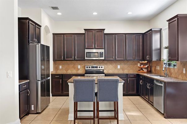 Interior, Kitchen, Recessed Lighting, Stainless Steel Appliances
