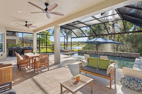 Dining room, Glass Ceilings, Interior, Pool, Sun Room