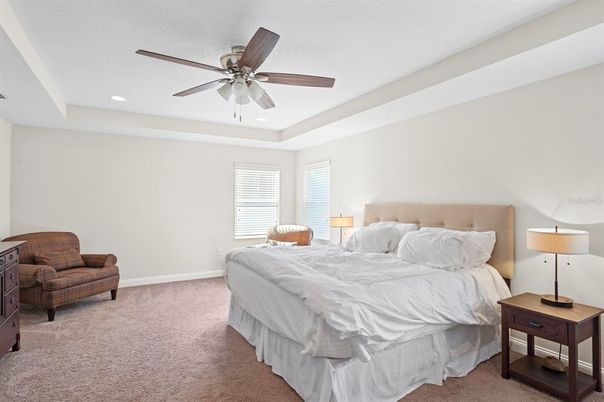 Bedroom, Interior, Recessed Lighting