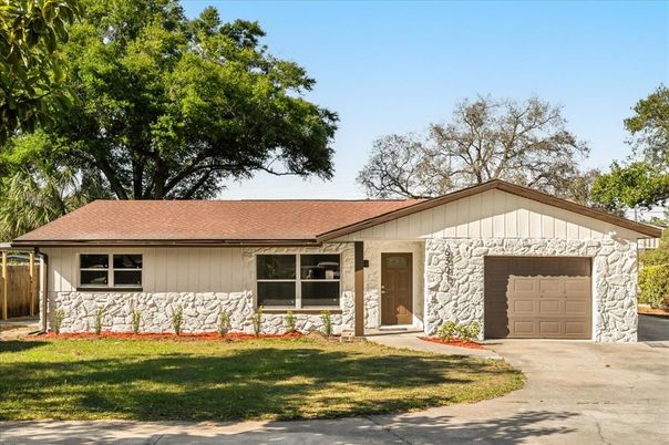 Attached, Backyard, Exterior, Facade, Ranch