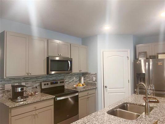 Interior, Kitchen, Recessed Lighting, Stainless Steel Appliances
