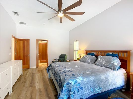 Bedroom, Interior, Wood Texture Flooring