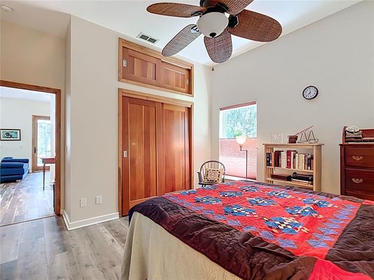 Bedroom, Interior, Wood Texture Flooring
