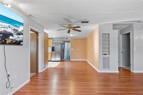 Empty room, Interior, Wood Texture Flooring