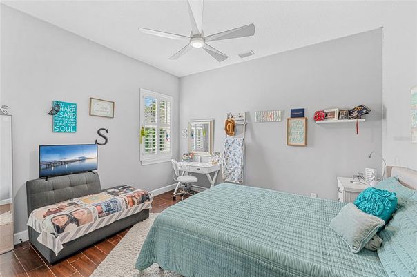 Bedroom, Home Office, Interior, Wood Texture Flooring