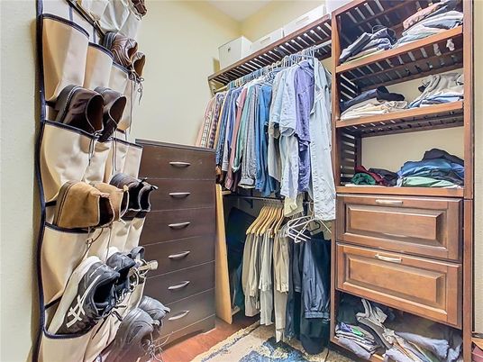 Interior, Walk-in Closets, Wood Texture Flooring